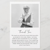 Foto Memorial begrafenis - 15 foto collage gebed Flyer (Achterkant)