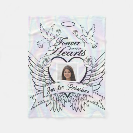 Foto Memorial Blanket Fleece Deken (Voorkant)
