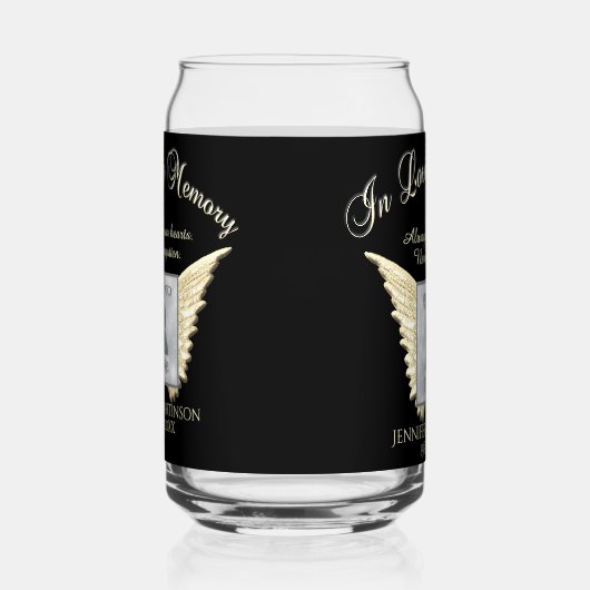 Foto Memorial Blikvorm Glas (Rechts)