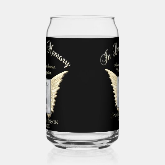 Foto Memorial Blikvorm Glas (Links)