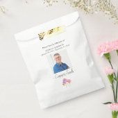 Foto Memorial Cosmos zaad begrafenis Bedankzakje (Gezegeld)