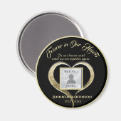 Foto Memorial Forever in Ons hart Magneet (Voorkant / Achterkant)