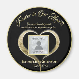 Foto Memorial Forever in Ons hart Magneet