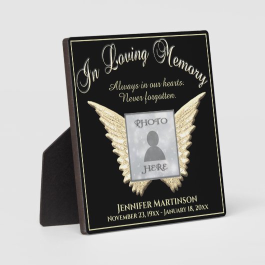 Foto Memorial Fotoplaat (Voorkant)