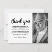 Foto Memorial Funeral Bedankt (Voorkant)