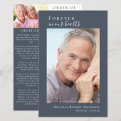 Foto Memorial Funeral Celebration of Life Programm (Voorkant / Achterkant)