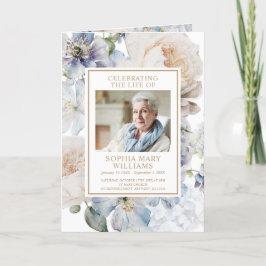 Foto Memorial Funeral Celebration of Life Programm Programma