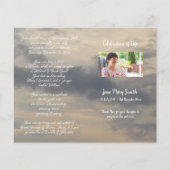 Foto Memorial Funeral Order of Service Programme (Voorkant)