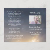 Foto Memorial Funeral Order of Service Programme (Voorkant)