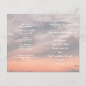 Foto Memorial Funeral Order of Service Programme (Achterkant)