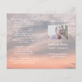 Foto Memorial Funeral Order of Service Programme