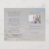 Foto Memorial Funeral Order of Service Programme (Voorkant)