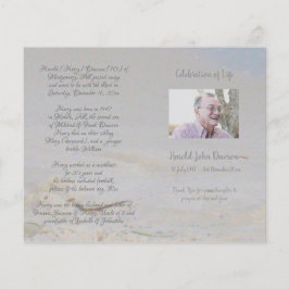 Foto Memorial Funeral Order of Service Programme