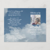 Foto Memorial Funeral Order of Service Programme (Voorkant)