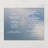 Foto Memorial Funeral Order of Service Programme (Achterkant)