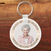 Foto Memorial Funeral Sleutelhanger (Voorkant)