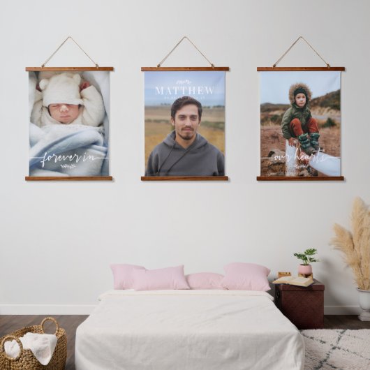 Foto Memorial Hangend Wandkleed (Slaapkamer)