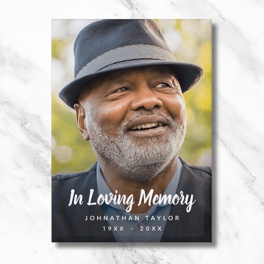 Foto Memorial Herdenking Tribute Button