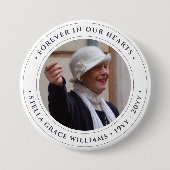 Foto Memorial Herdenking Tribute Ronde Button 7,6 Cm (Voorkant)