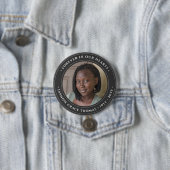 Foto Memorial Herdenking Tribute Ronde Button 7,6 Cm (In situ)