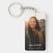 Foto Memorial | In het liefhebben van het moderne  Sleutelhanger (Voorkant)