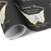 Foto Memorial in Loving Memory Cadeaupapier (Rol Hoek)
