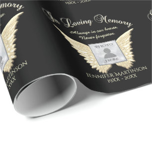 Foto Memorial in Loving Memory Cadeaupapier