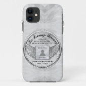 Foto Memorial in Loving Memory Case-Mate iPhone Case (Achterkant)