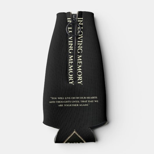 Foto Memorial in Loving Memory Flesjeskoeler (Achterkant)