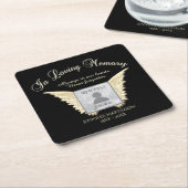 Foto Memorial in Loving Memory Kartonnen Onderzetters (Schuin)