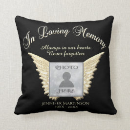 Foto Memorial in Loving Memory Kussen