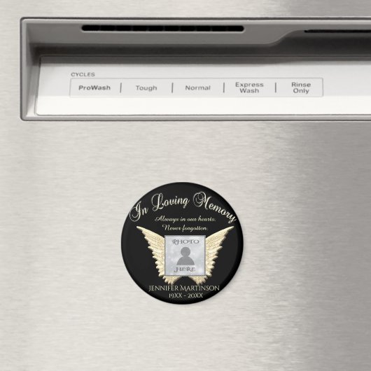 Foto Memorial in Loving Memory Magneet (Insitu (Vaatwasser))