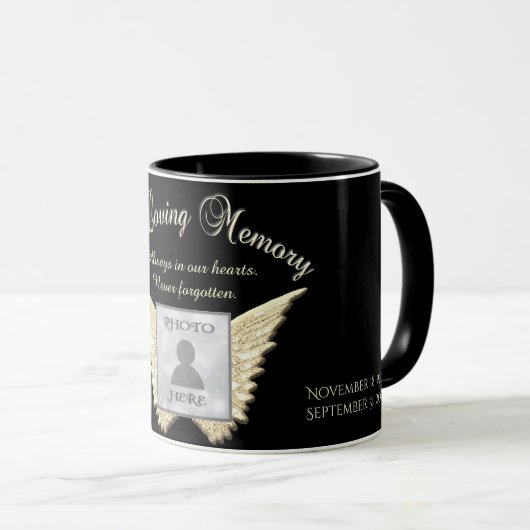 Foto Memorial in Loving Memory Mok (Voorkant rechts)