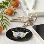 Foto Memorial in Loving Memory Sleutelhanger (Zijkant)