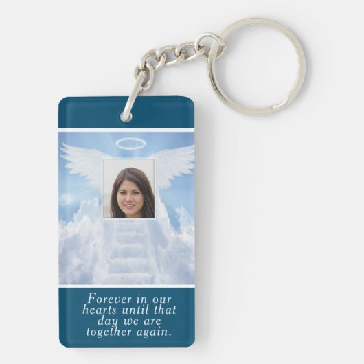 Foto Memorial in Loving Memory Sleutelhanger (achterkant)