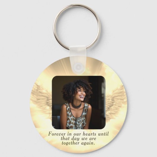 Foto Memorial in Loving Memory Sleutelhanger (Voorkant)