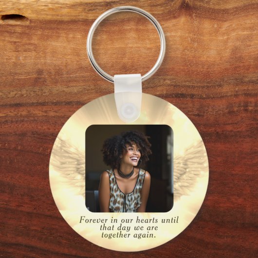 Foto Memorial in Loving Memory Sleutelhanger (Achterkant)