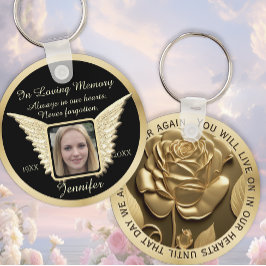 Foto Memorial in Loving Memory Sleutelhanger
