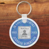 Foto Memorial in Loving Memory Sleutelhanger (Voorkant)