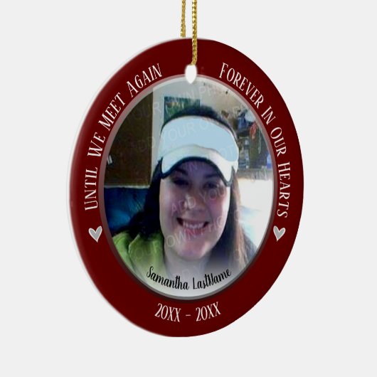 Foto Memorial Keepomwille Ornament (Rechts)