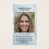 Foto Memorial Keepomwille Visitekaartje (Voorkant)