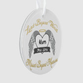 Foto Memorial Keepsake - gepersonaliseerde kerst Ornament (voorkant)