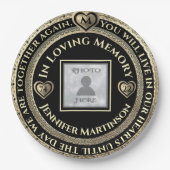 Foto Memorial Loving Memory Papieren Bordje (Voorkant)