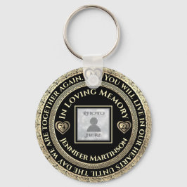 Foto Memorial Loving Memory Sleutelhanger