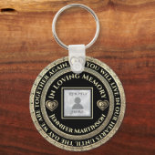Foto Memorial Loving Memory Sleutelhanger (Voorkant)