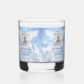Foto Memorial met Clouds Whisky Glas (Achterkant)