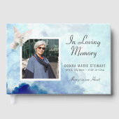 Foto Memorial of Funeral Guest Book Gastenboek (Voorkant)