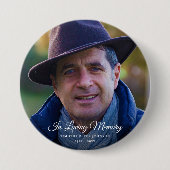 Foto Memorial of Funeral Tribute Keepomwille Ronde Button 7,6 Cm (Voorkant)