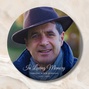 Foto Memorial of Funeral Tribute Keepomwille Ronde Button 7,6 Cm