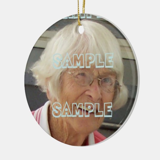 Foto Memorial Ornament (Links)